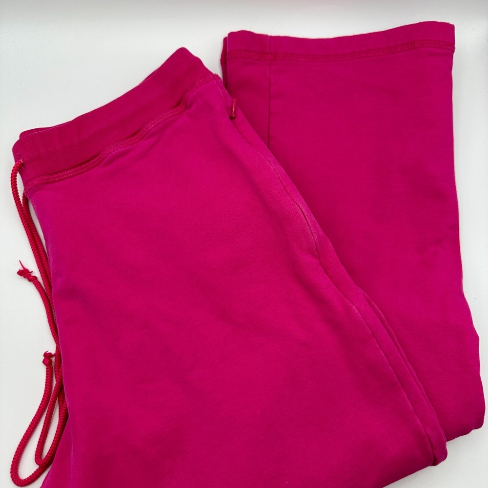 Lilly Pulitzer Sweatpants Womens S Small Pink Drawstring Cotton Fleece Pants